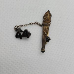 Vintage National Honor Society Gold Filled Torch Lapel Pin 1944